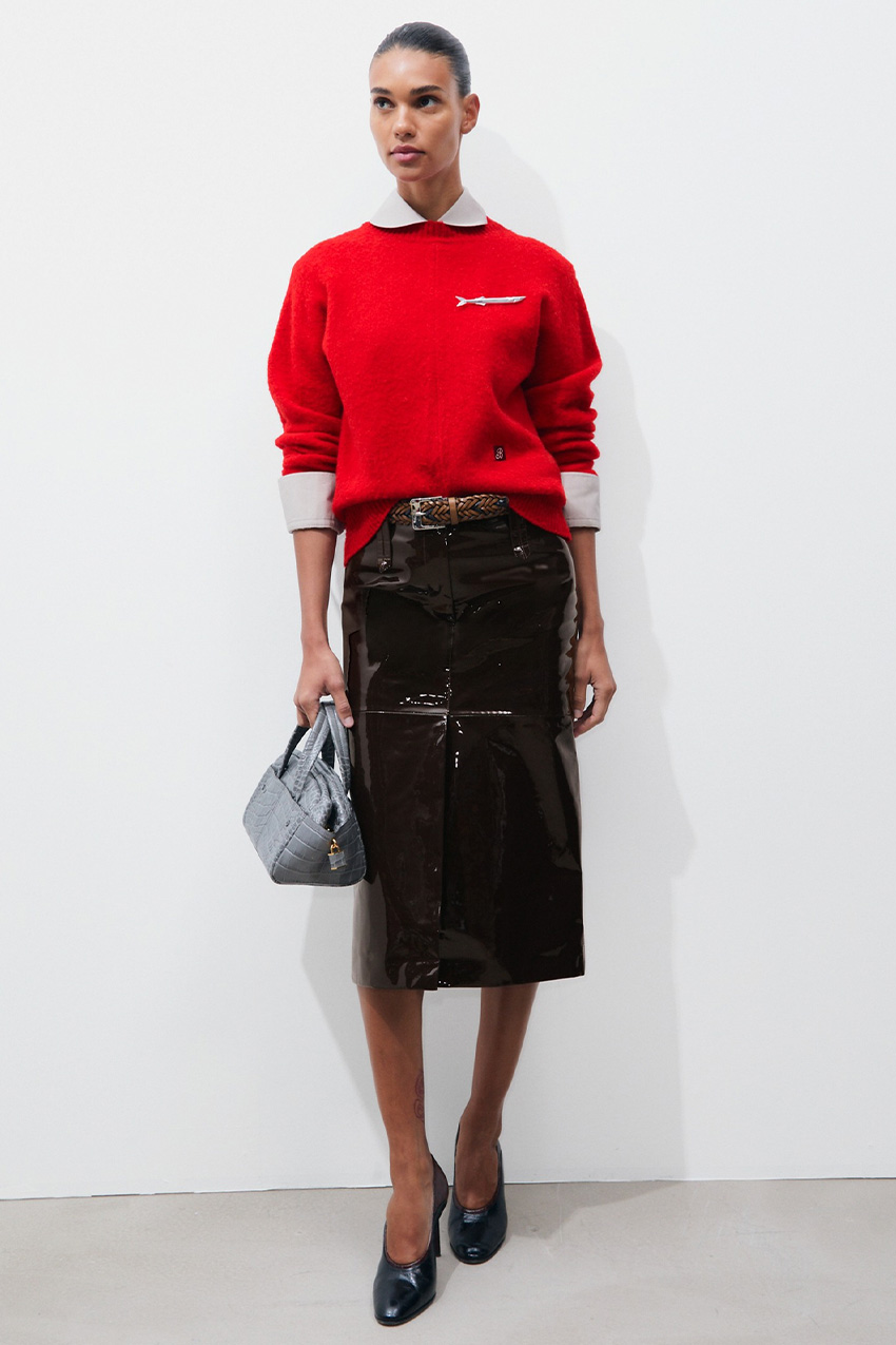 Patent Leather Skirt