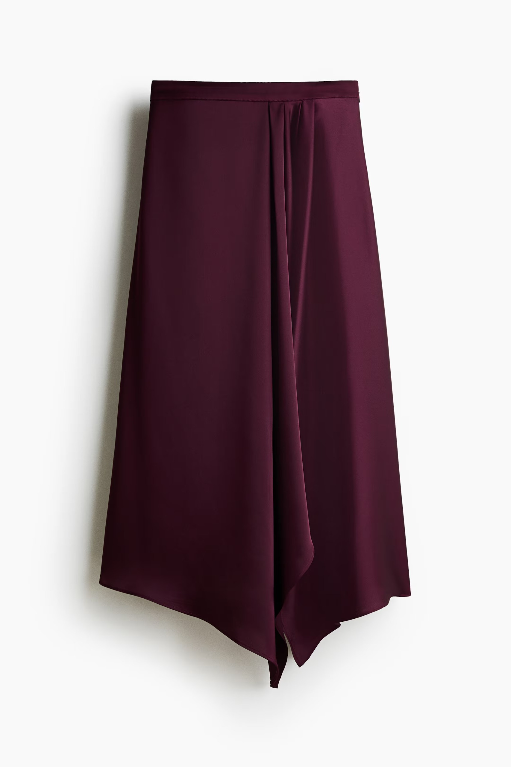 H&M, Satin Handkerchief Skirt