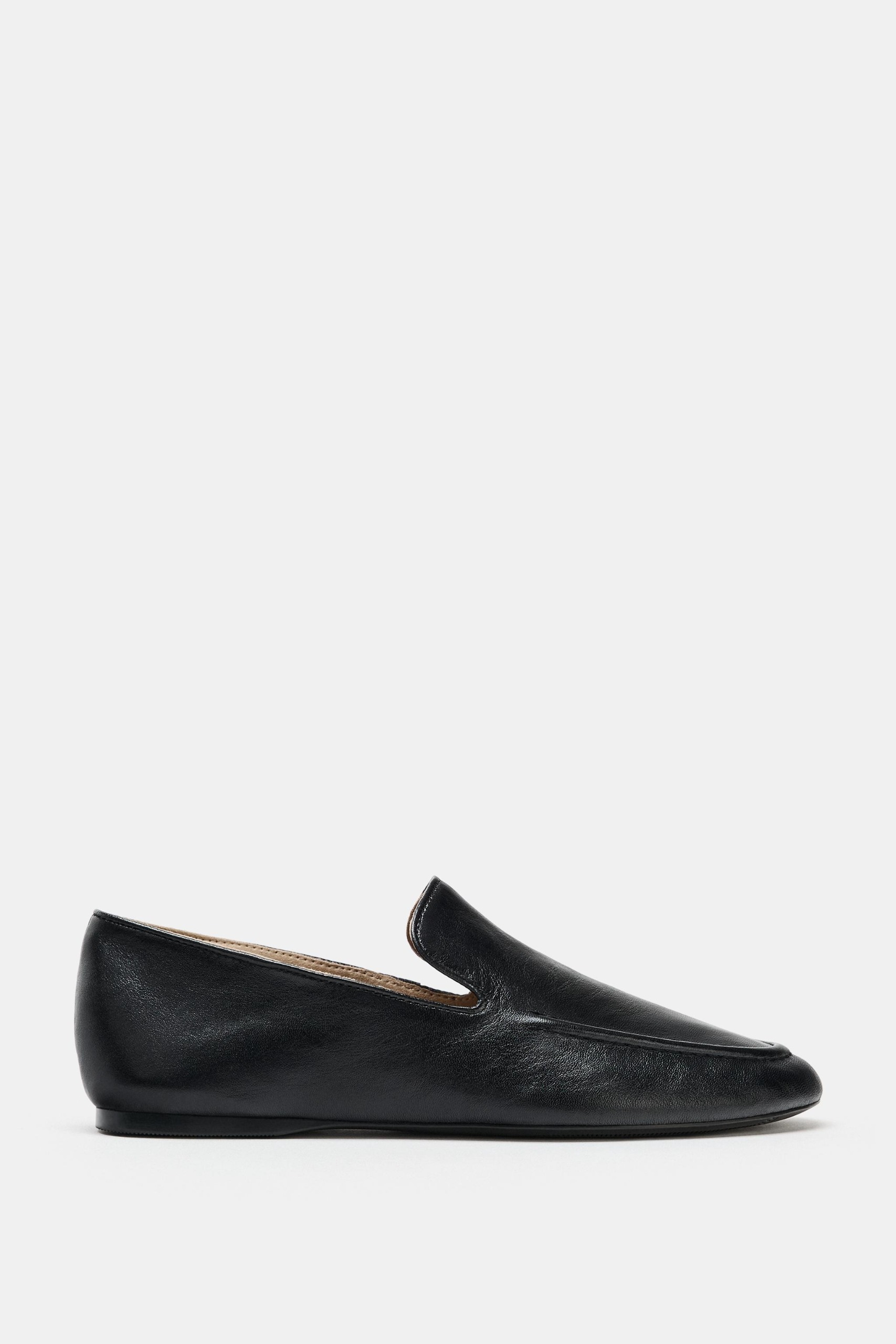 ZARA, Leather Flat Shoes