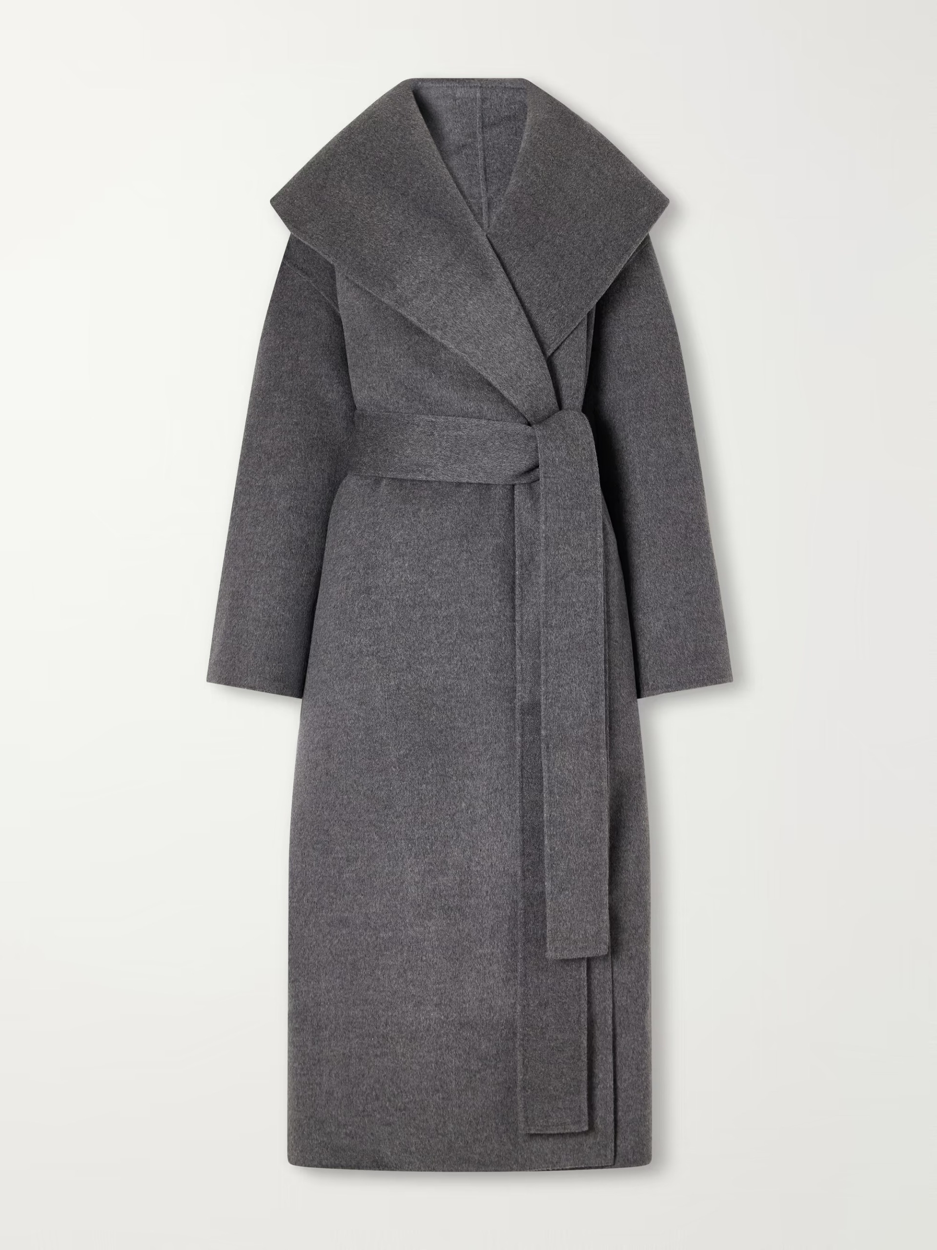 Toteme, Belted wool-doubl&eacute; wrap coat