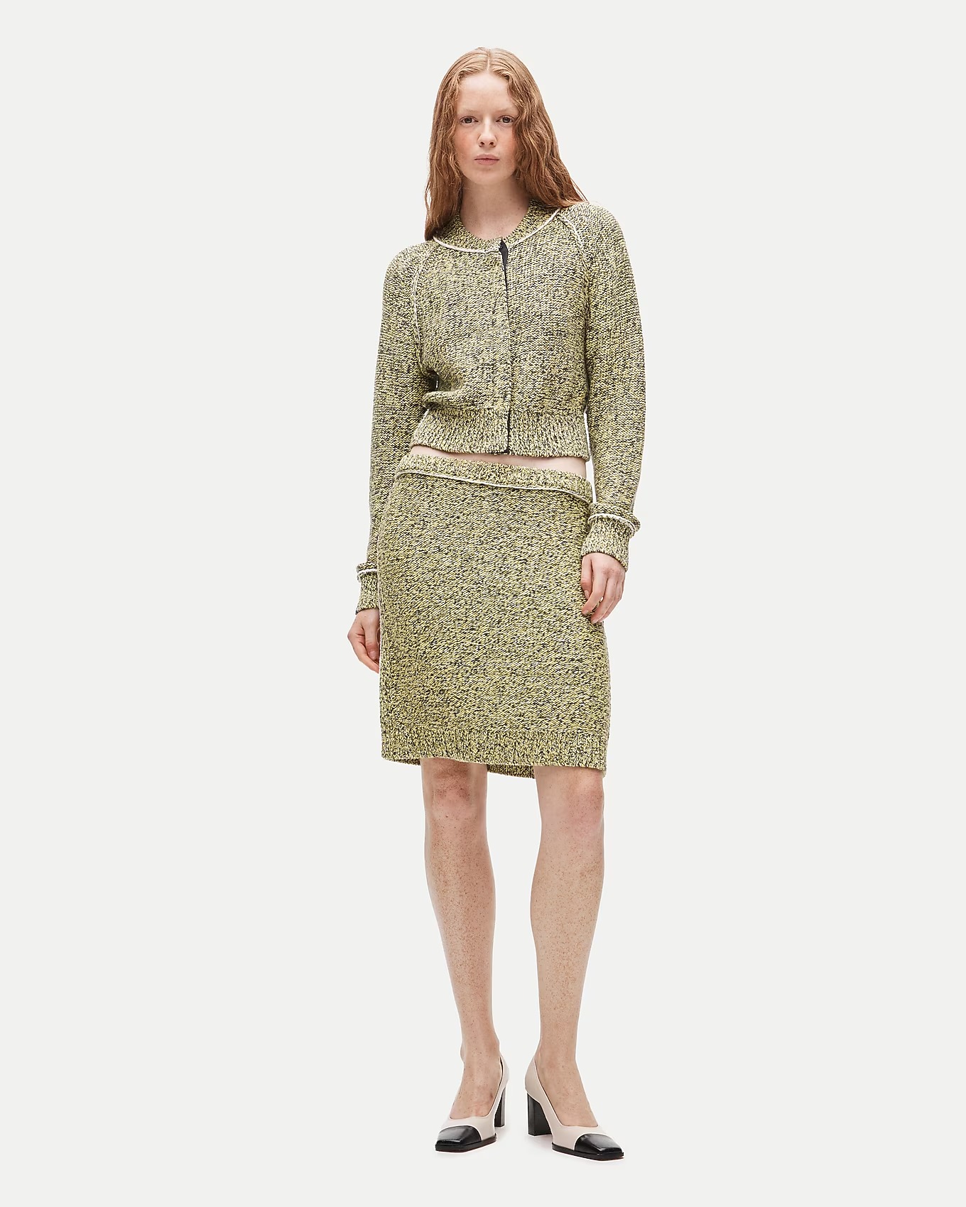 J.Crew, Eckhaus Latta X J.crew Marled Sweater-Skirt