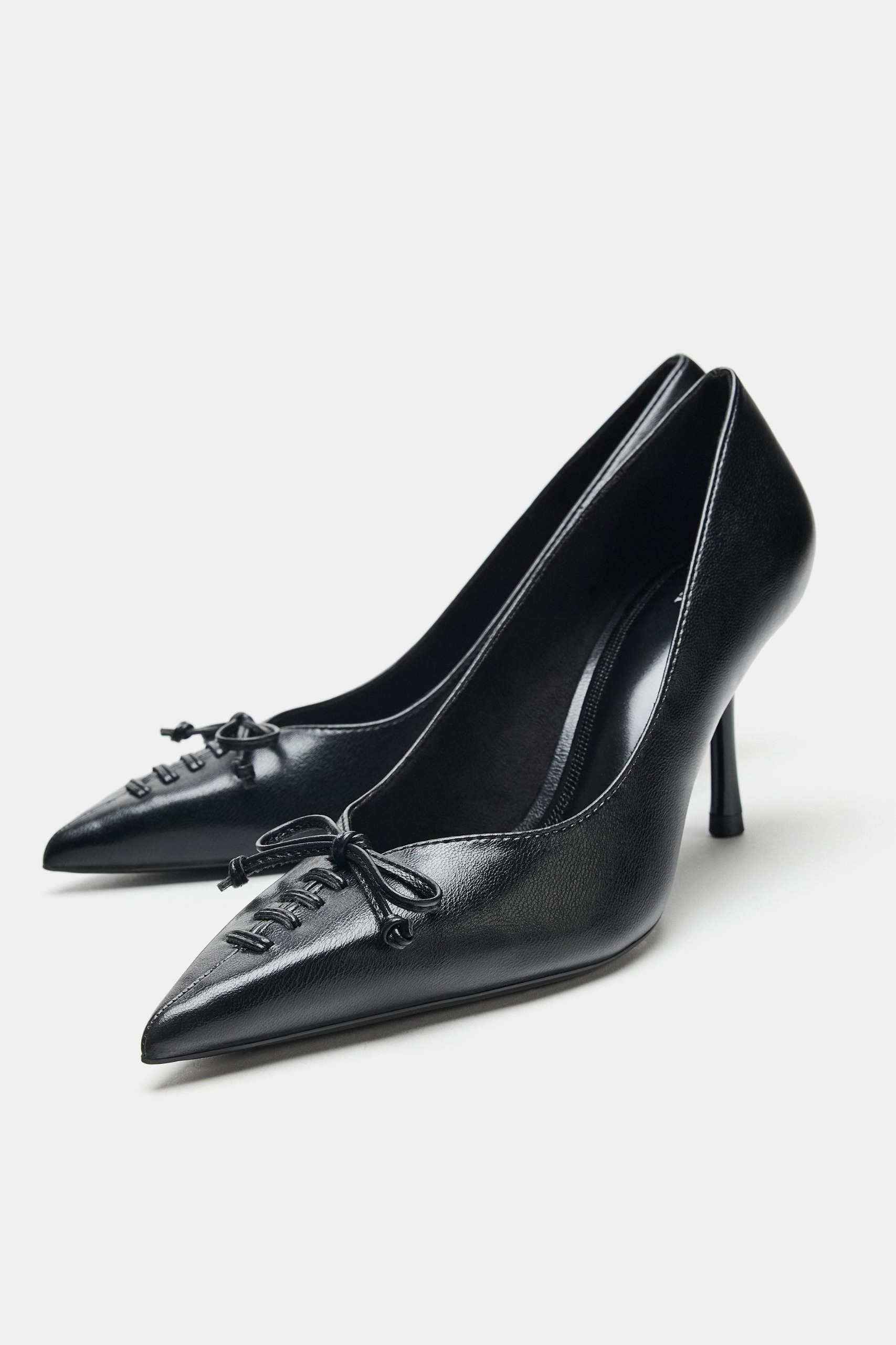 ZARA Bow-Detail Heels