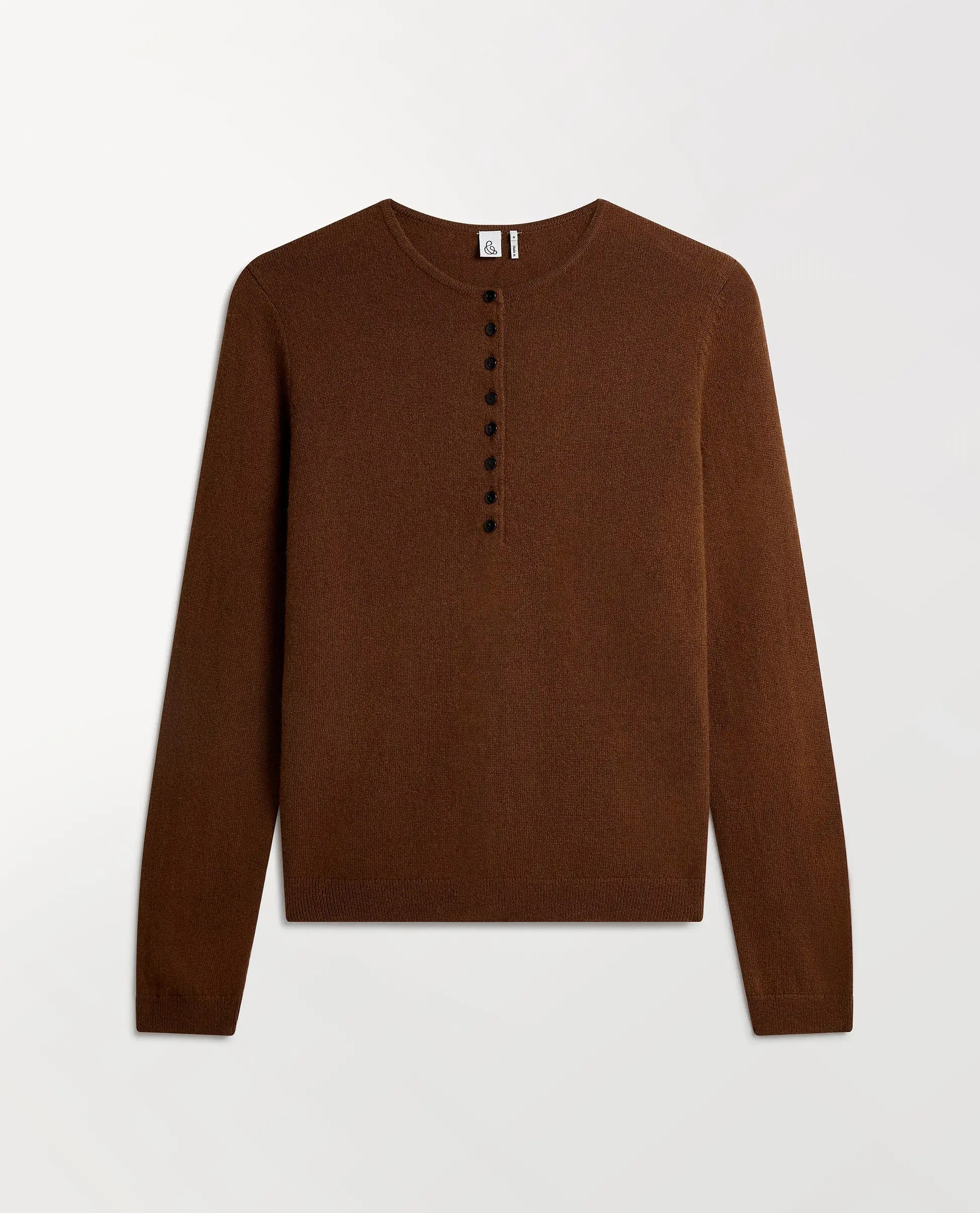 Rise & Fall, Women's Cashmere Merino Henley Jumper