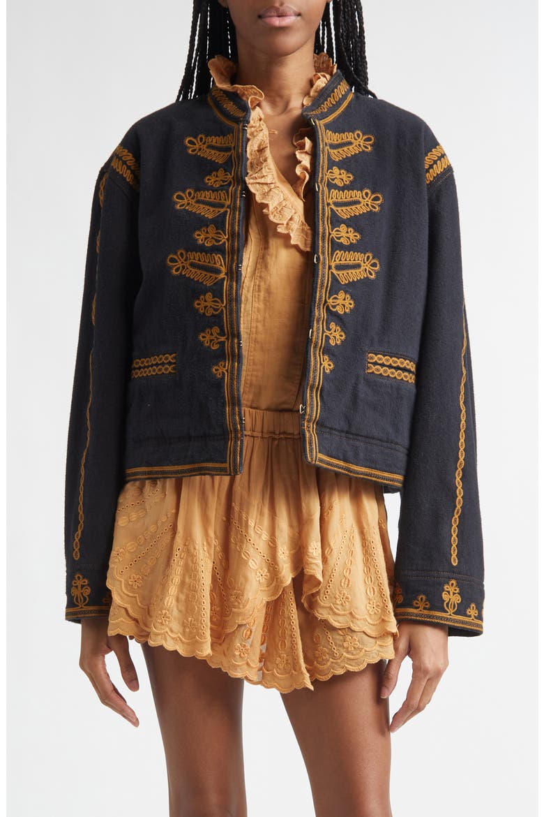 Emalia Embroidered Cotton Jacket