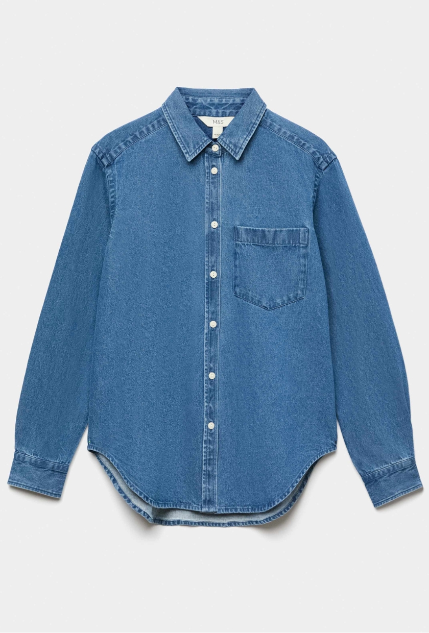 M&S, Pure Cotton Ultimate Denim Shirt