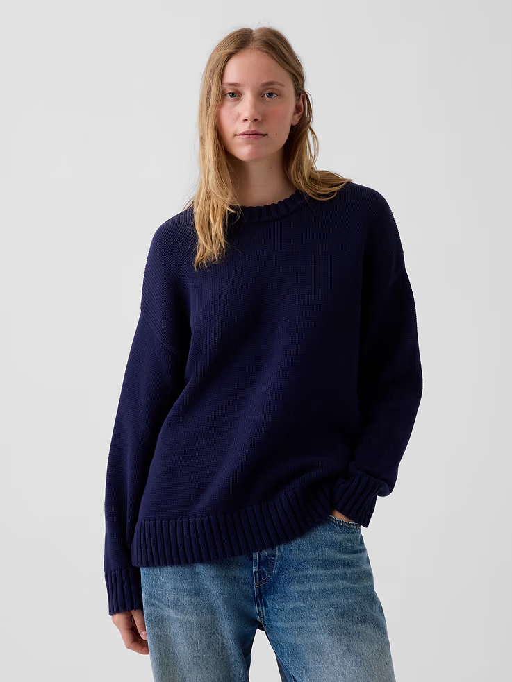 Gap, 100% Cotton Oversized Sweater