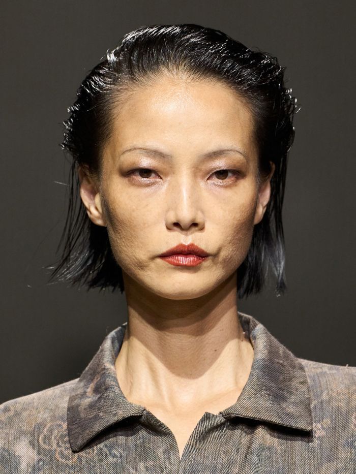 A model walking the runway at Petra Fagerstr&ouml;m S/S 27