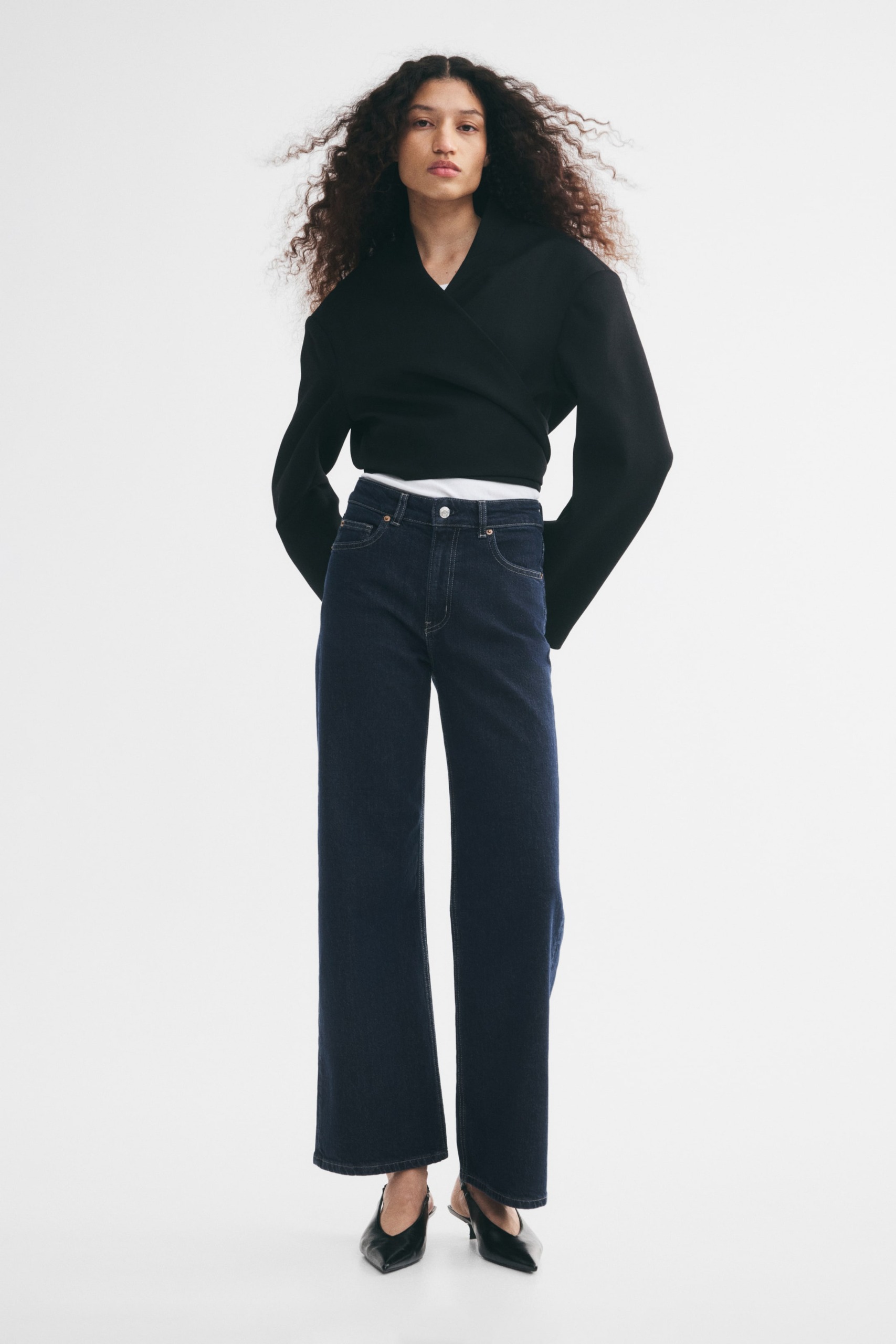Wide High Waist Jeans