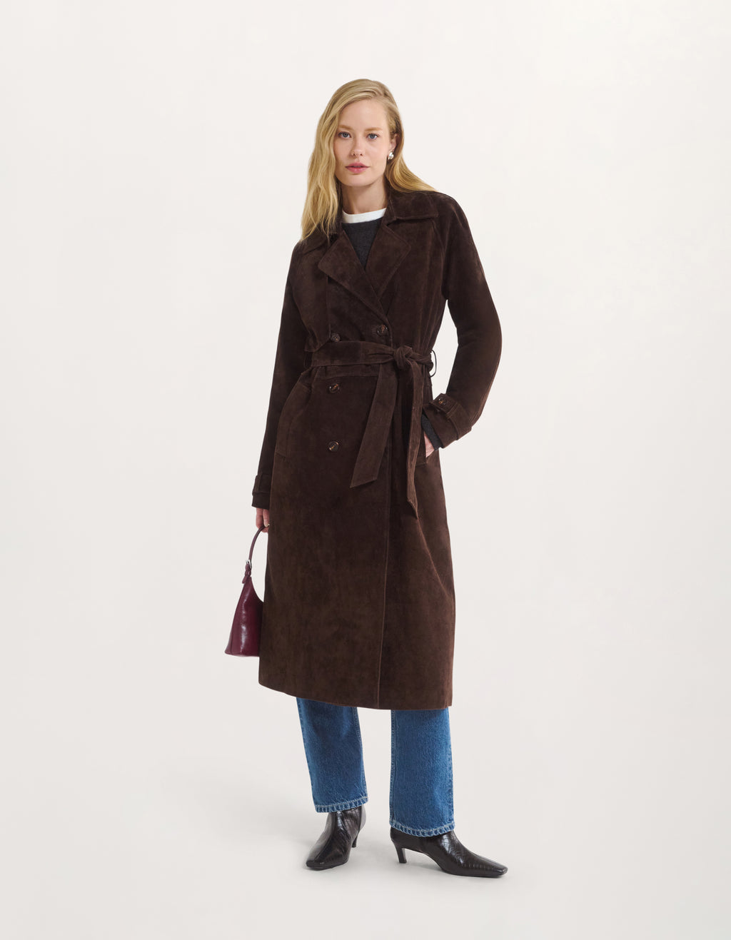 Kennedy Trench | Espresso Suede