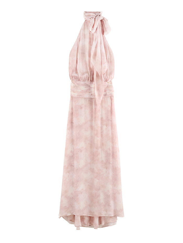 ARAKII, Ruffled Crepe Maxi Dress
