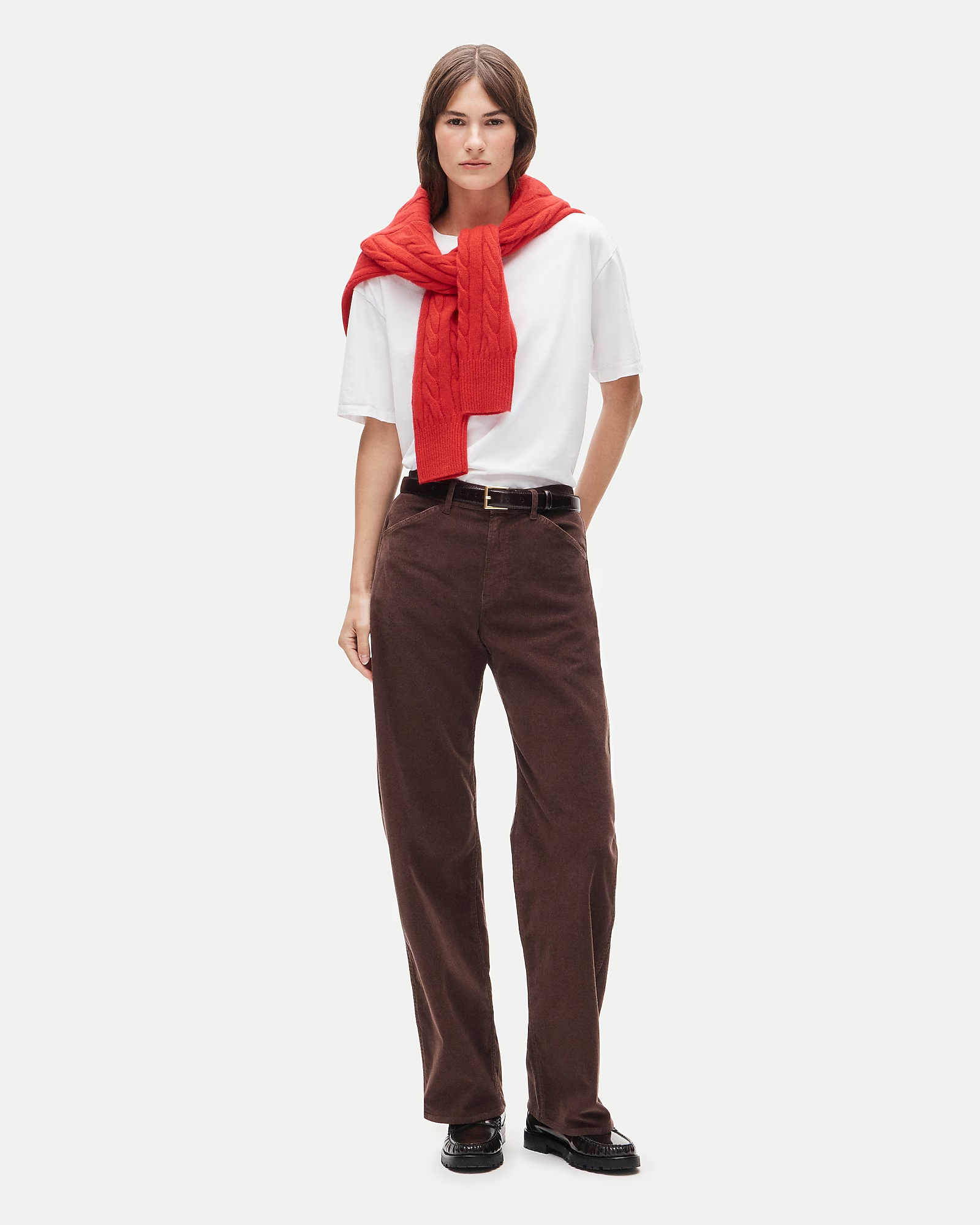 J.Crew, Zoe Barrel Pant in Stretch Corduroy