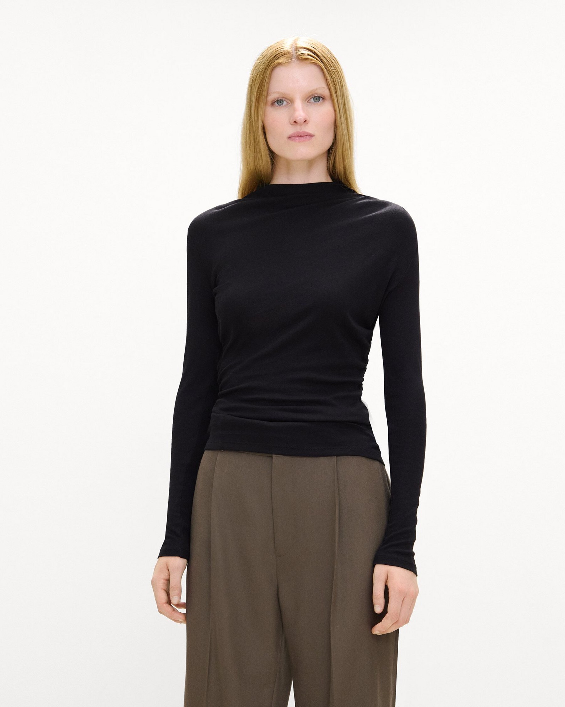 Theory , Mock Neck Top