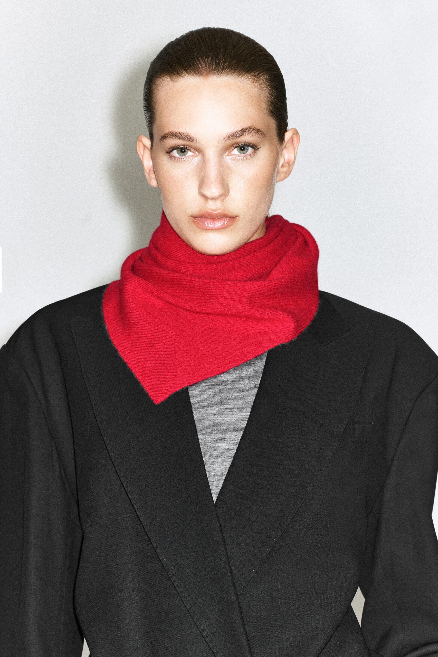 Pure Cashmere Triangle Scarf