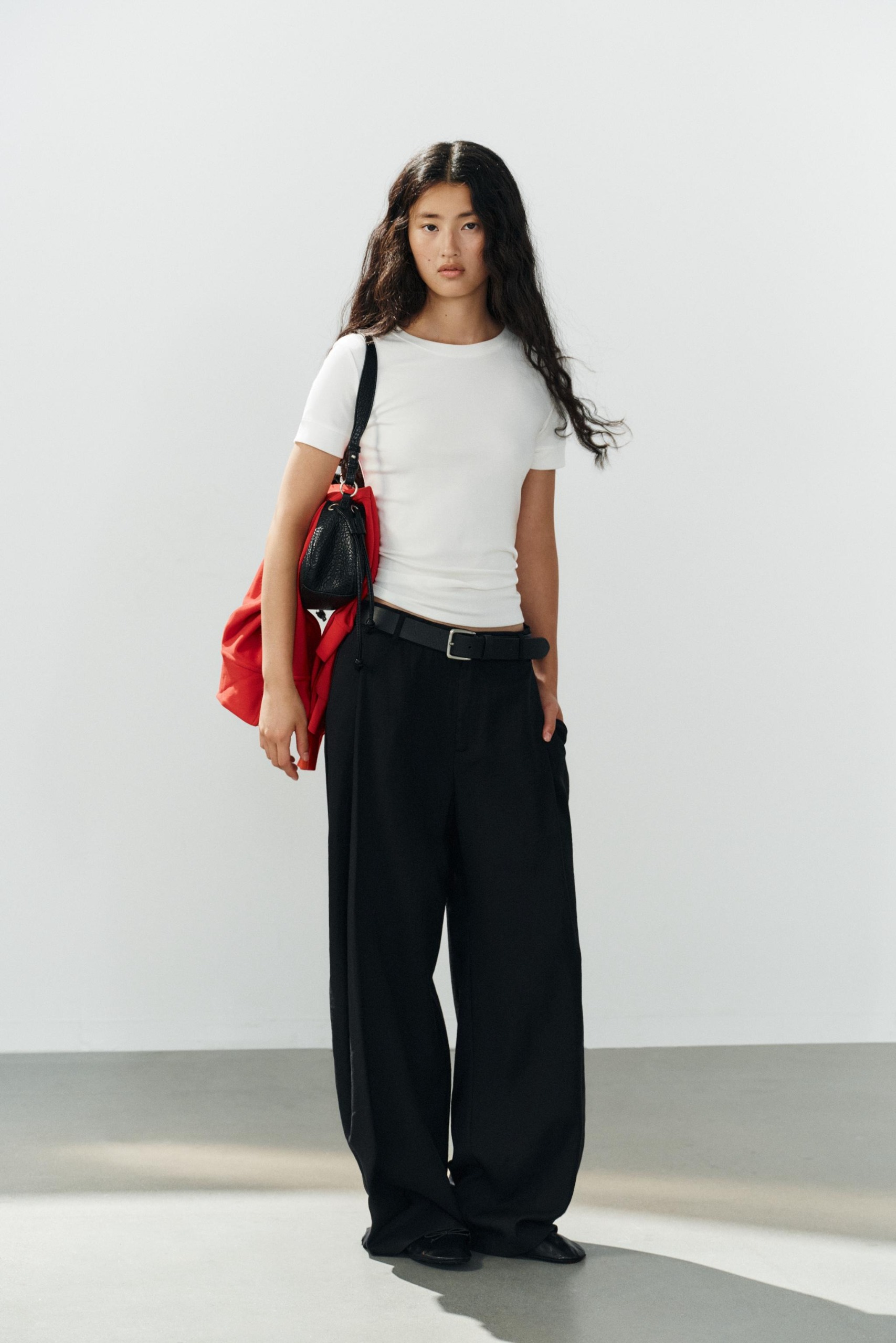 ZARA, Flowy Pleated Pants