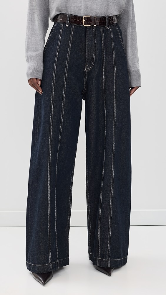Becca Low-Slung Baggy Pants - Midnight Run Aura/highluxe