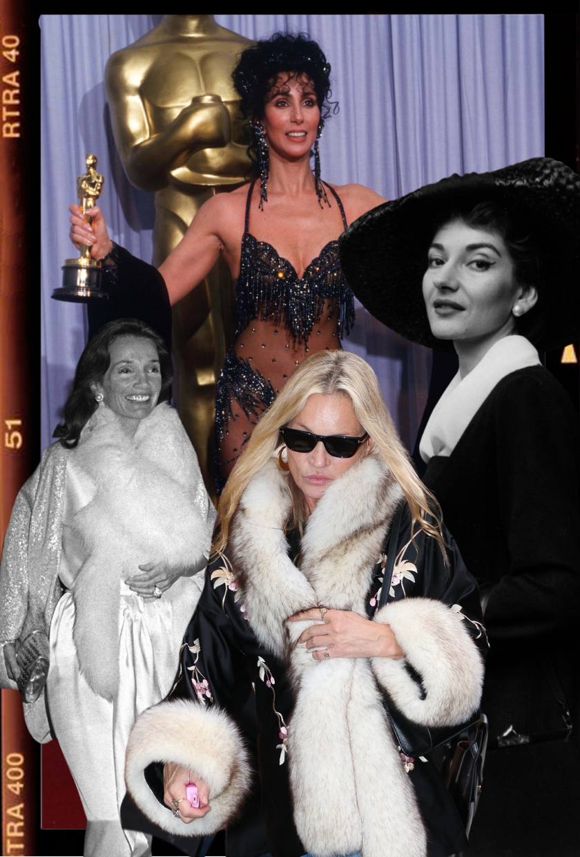 A collage of the opera dressing trend.