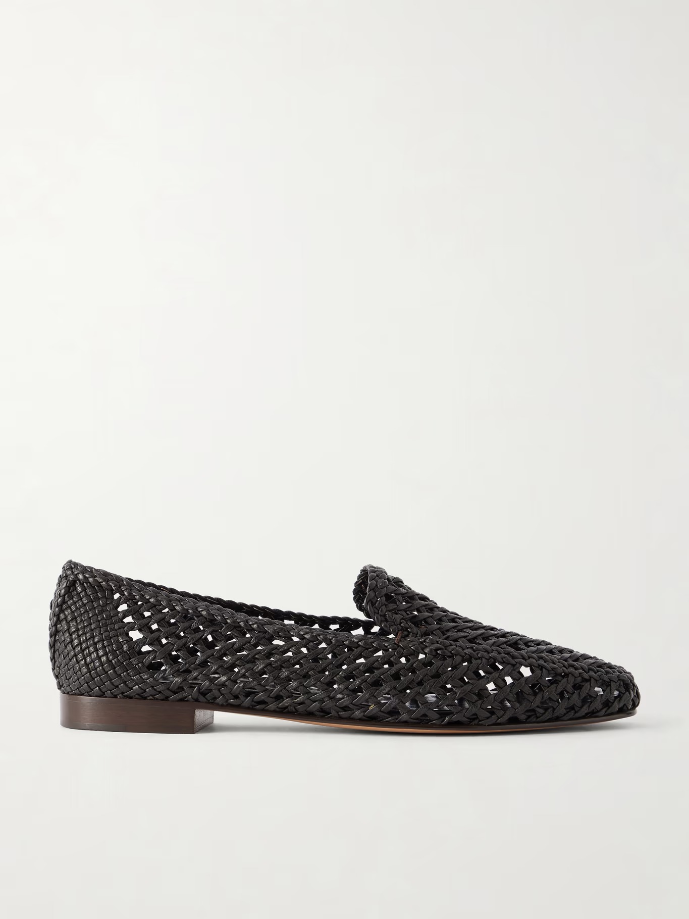 Le Monde Beryl, Woven Leather Loafers