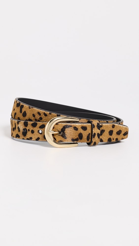 The Leopard Favorite Belt - Leopard/polished Gold