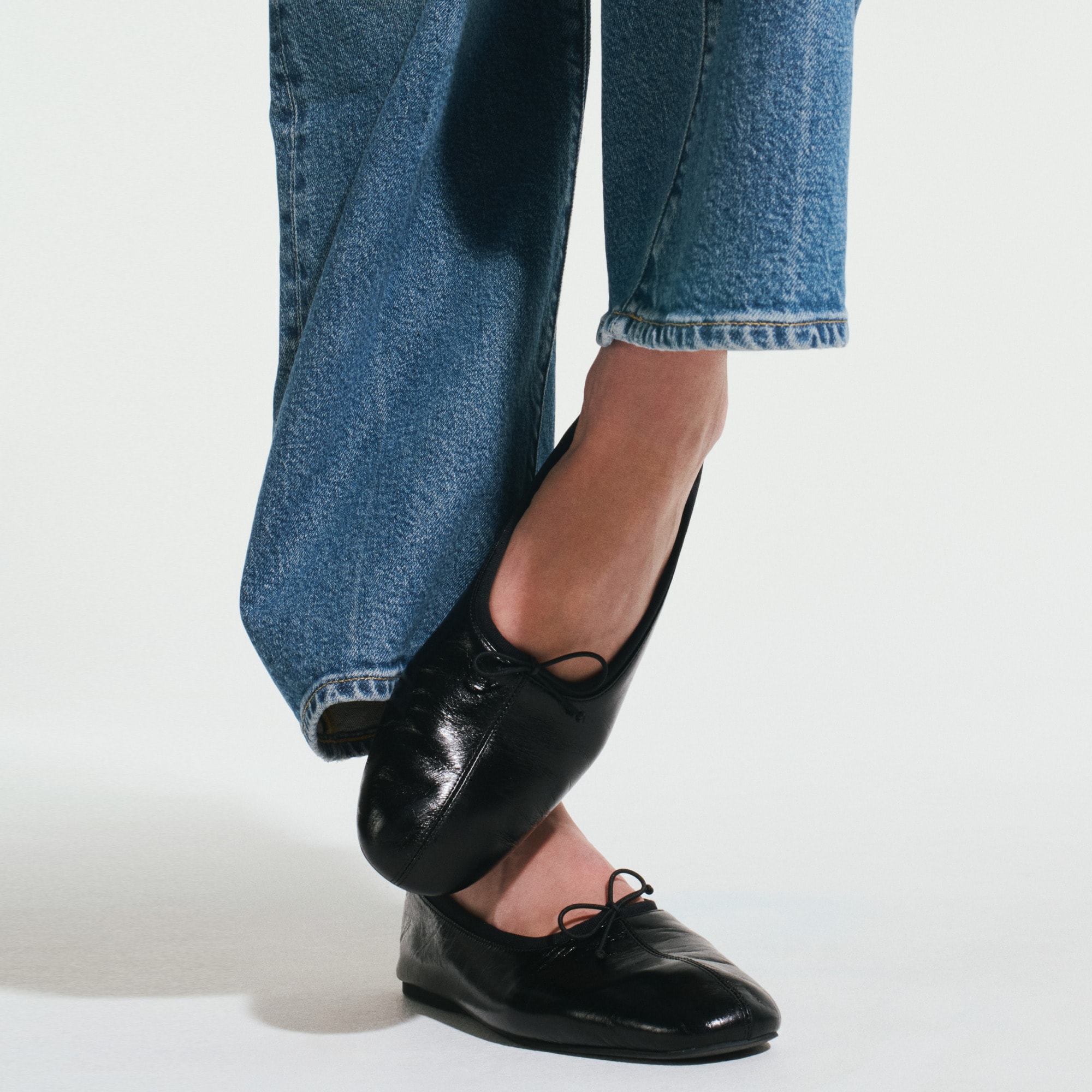 Verona Ballet Flats in Italian Leather