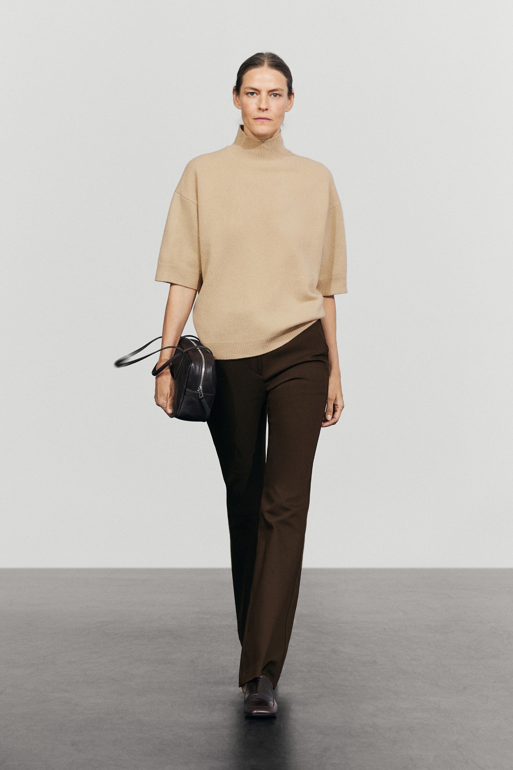 Oversize Short Sleeve Knit Sweater