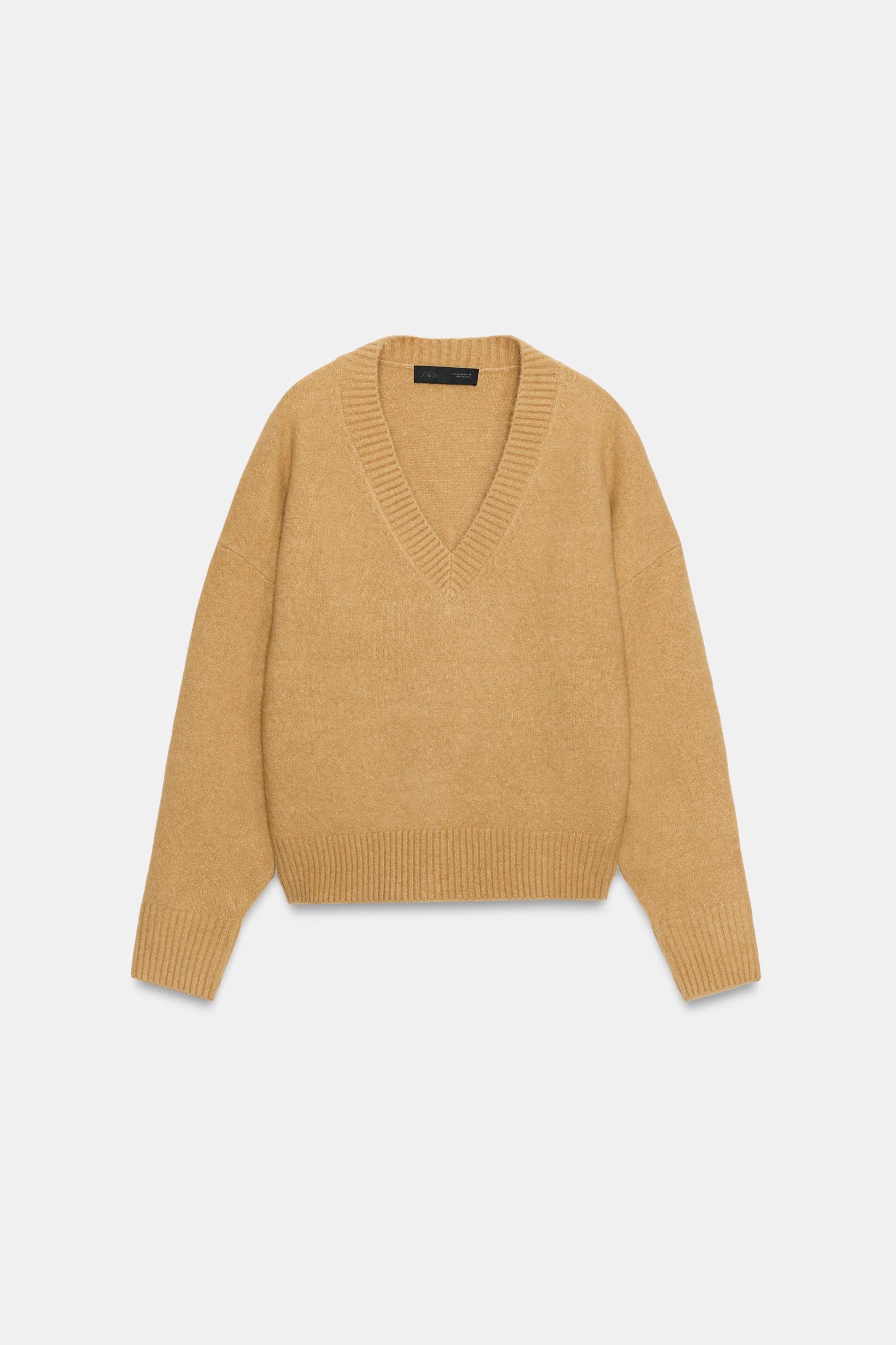 Soft Knit Sweater - Taupe Brown - Xs