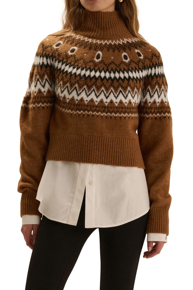 The Chalet Fair Isle Turtleneck Sweater
