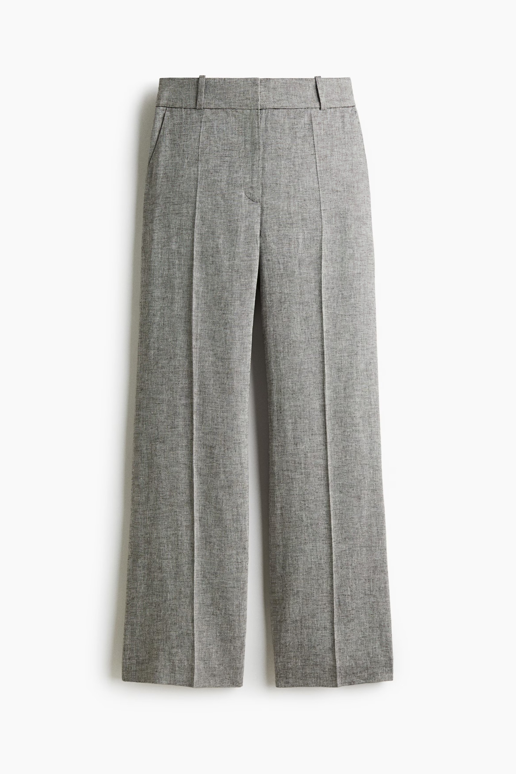 H&M, Tailored Linen-Blend Trousers