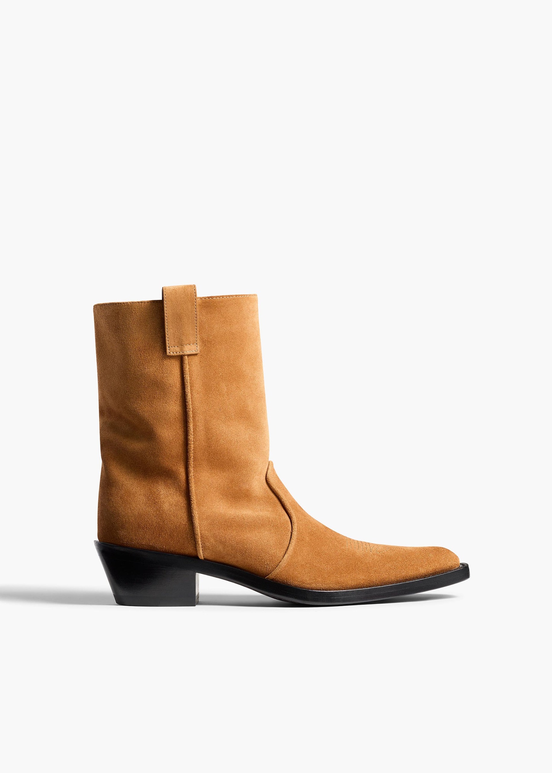 Clive Ankle Boot in Caramel Suede - 35 / Caramel / Upper100%hc,sole100%cl