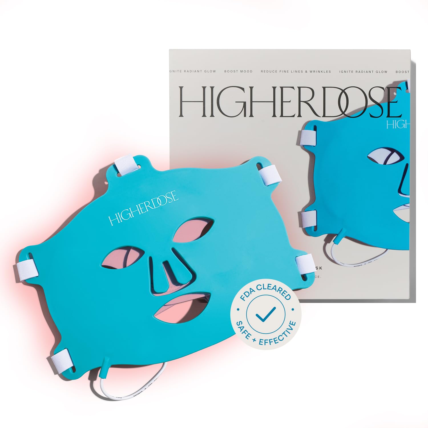 HigherDOSE, Higherdose Red Light Therapy Mask, Fsa Eligible, Fda Cleared Led Face Mask