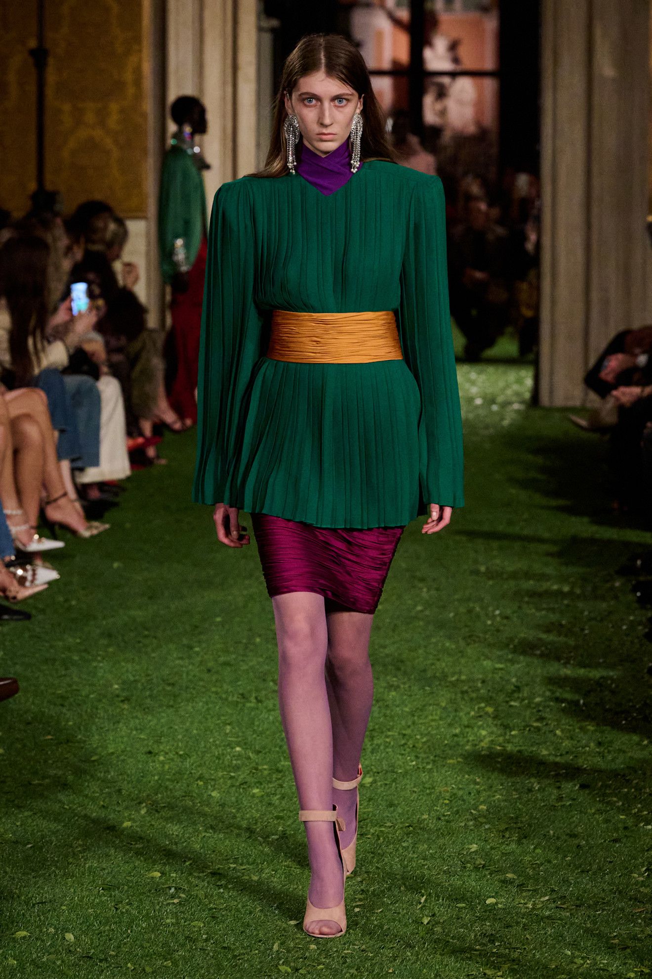 Valentino A/W26 runway colour wheel clash