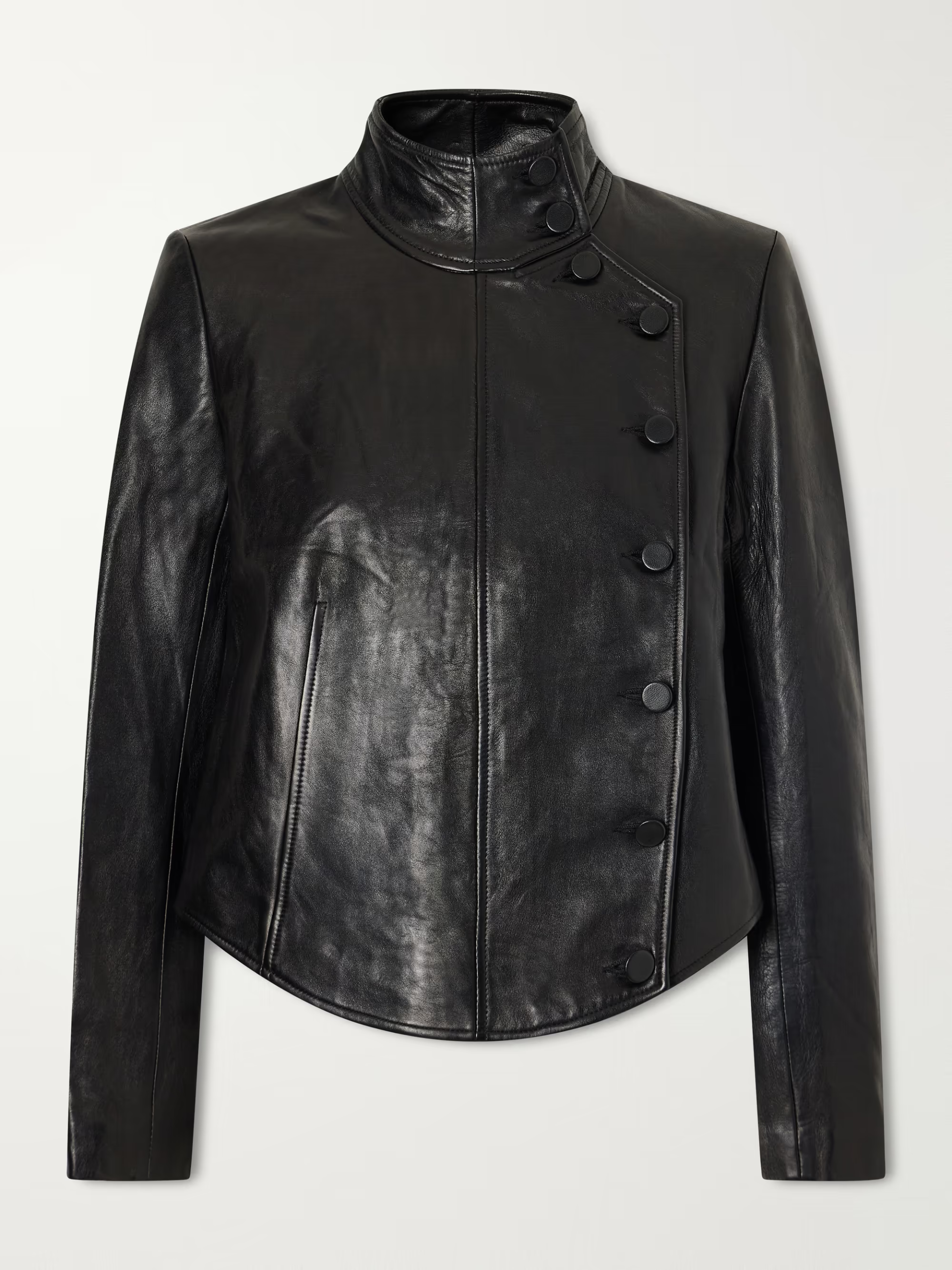 net-a-porter, Asymmetric Leather Jacket