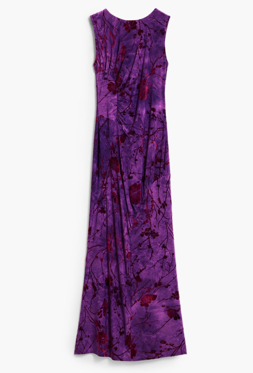 Desigual, Midi Flocked Dress