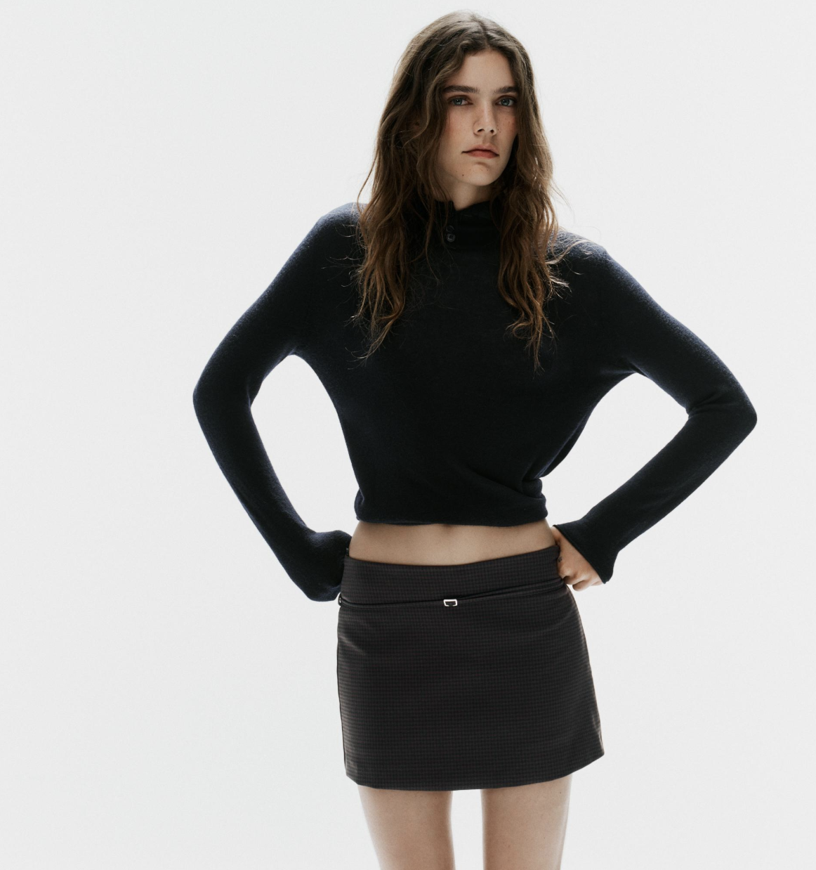 ZARA, Belted Skort