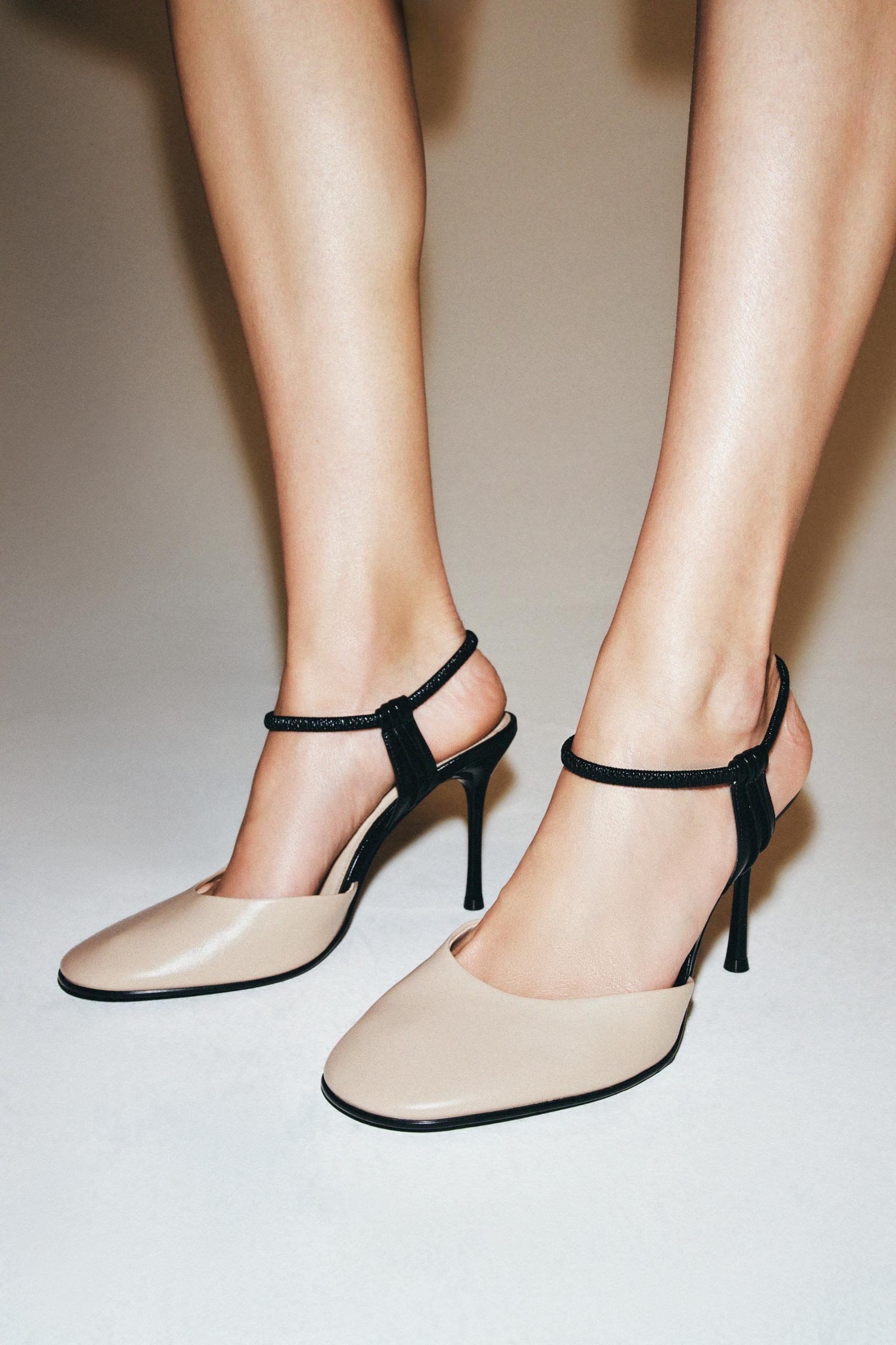 Leather Slingback Shoes - Multicoloured - 2