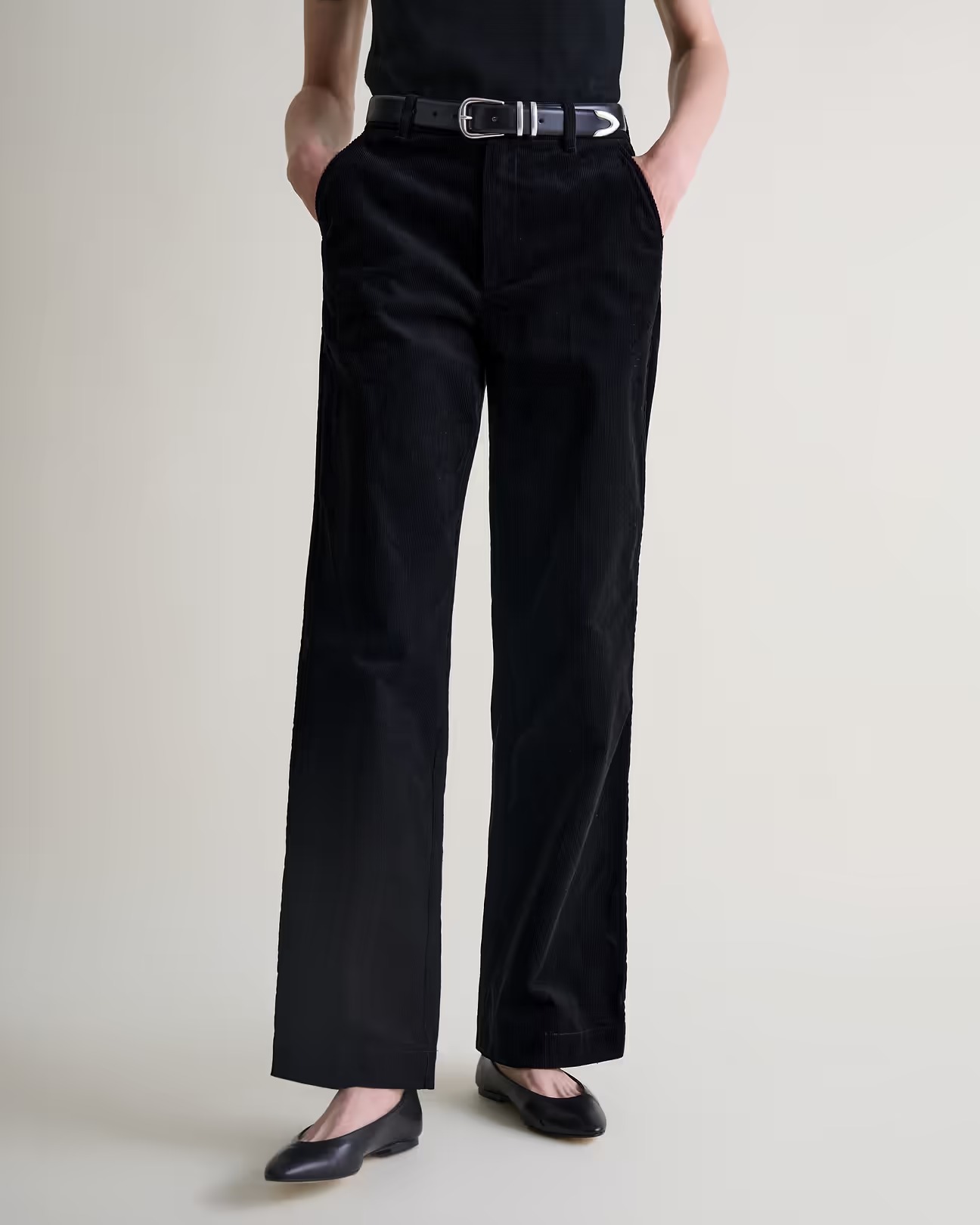 Rise & Fall, Women's Corduroy Wide Leg Trouser