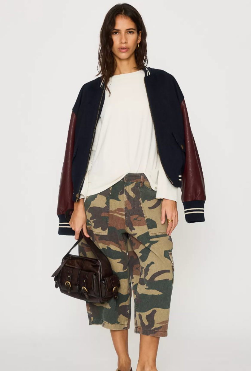 Anthropologie, Riley Cropped Camo Cargo Pants