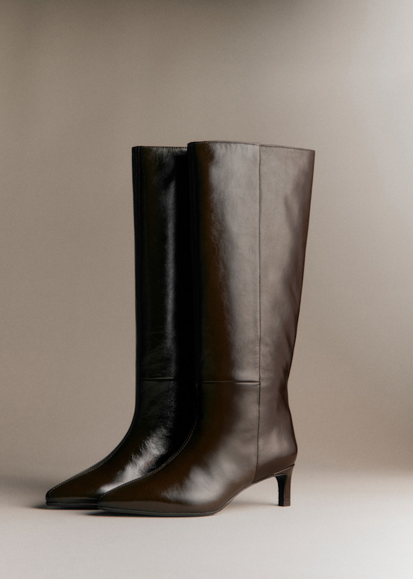 L&eacute;ane Boots - Vintage Chocolate - Bovine Leather - S&eacute;zane