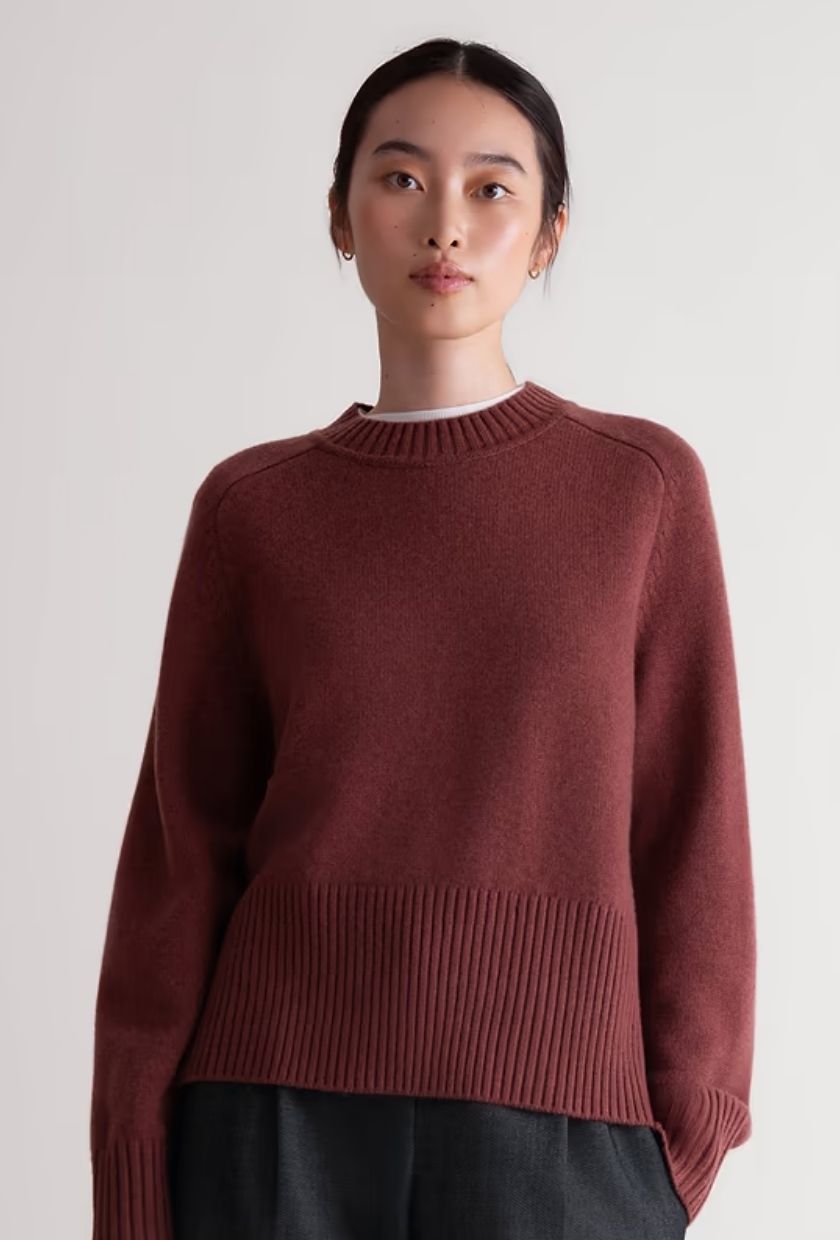 Rise & Fall, Cashmere-Merino Jumper