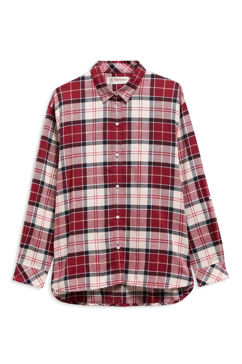 Elishaw Relaxed Fit Check Button-Up Shirt