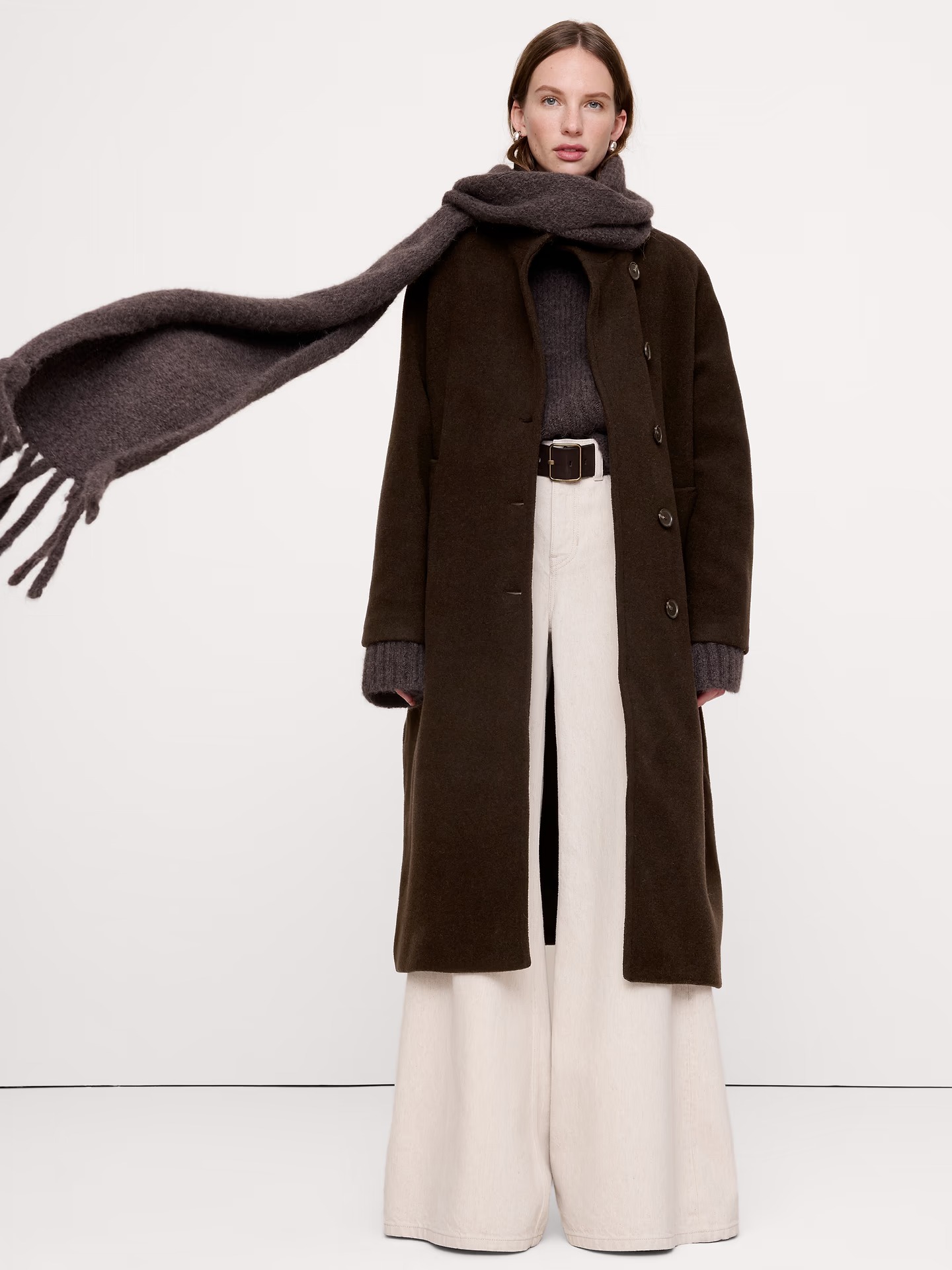 Banana Republic, Italian Wool-Blend Top Coat