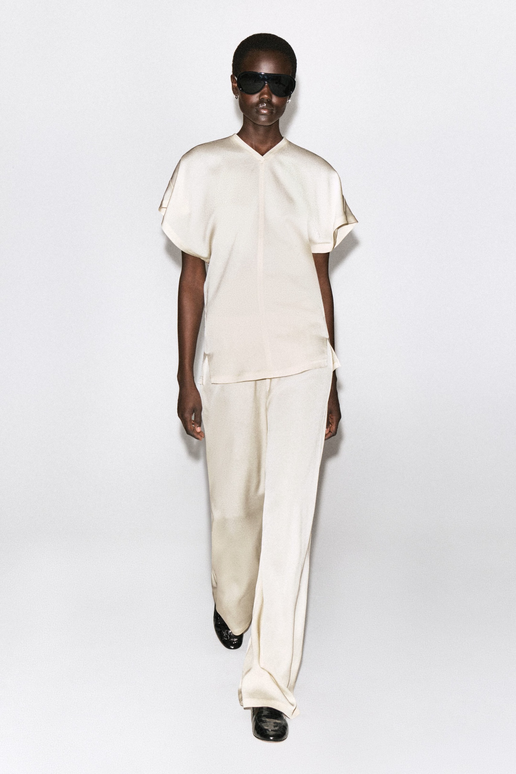 Cos, Elasticated Crepe Pants
