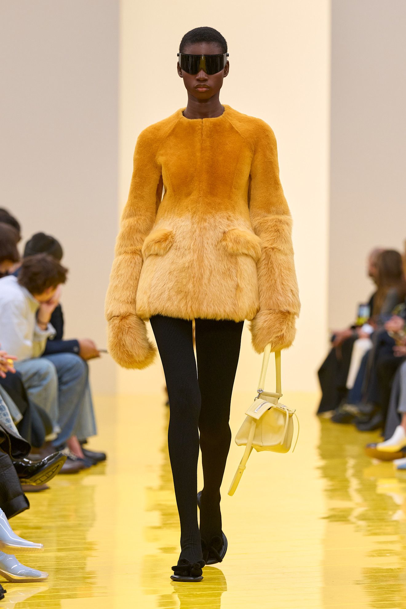 The Loewe Whisker bag on the fall/winter 2026 runway.