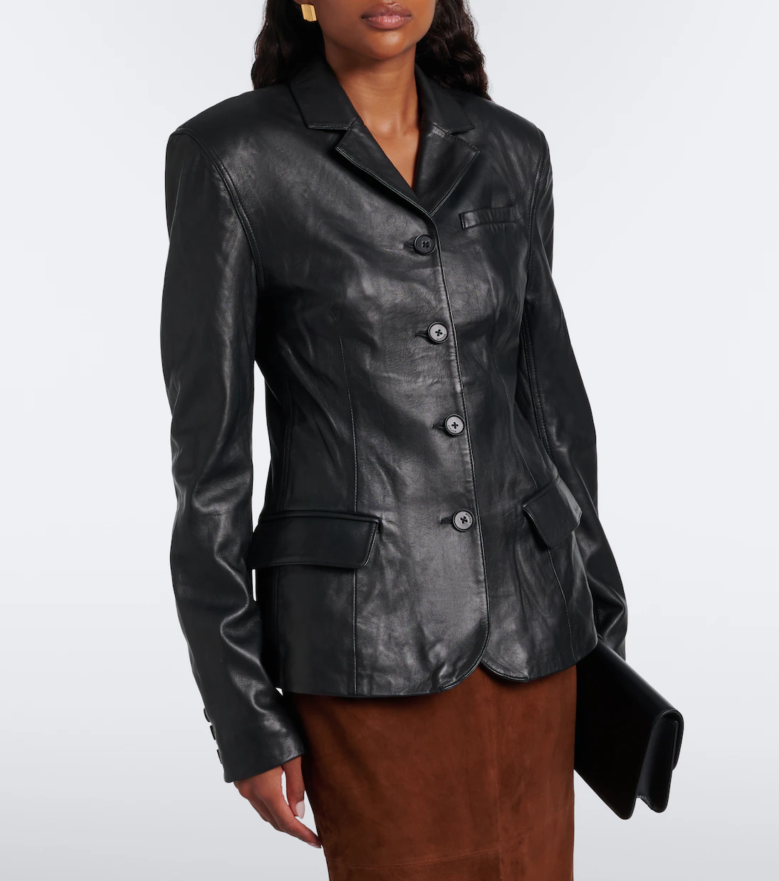 Rotate, Leather Blazer