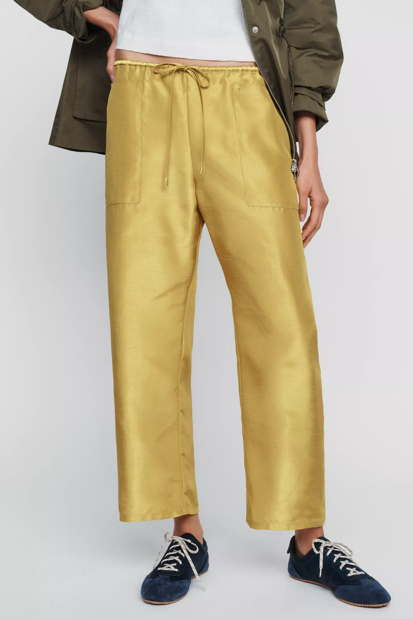 Maeve , Marnie Taffeta Tapered Pants