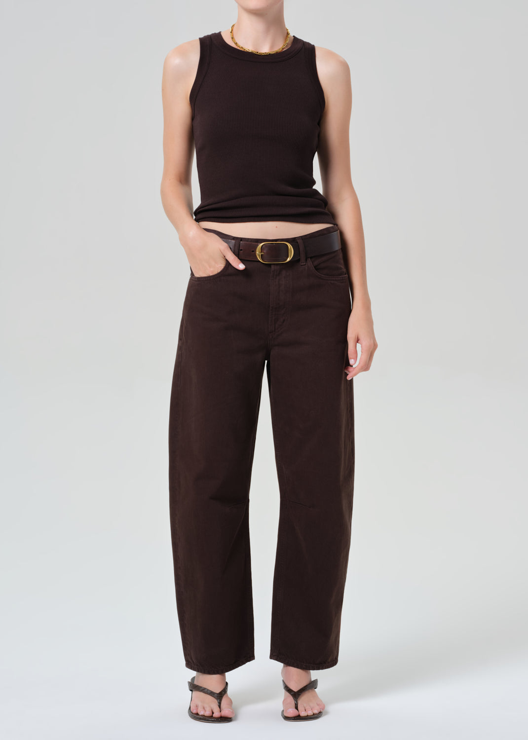 Miro Relaxed Jean in Carob - 23 / Carob