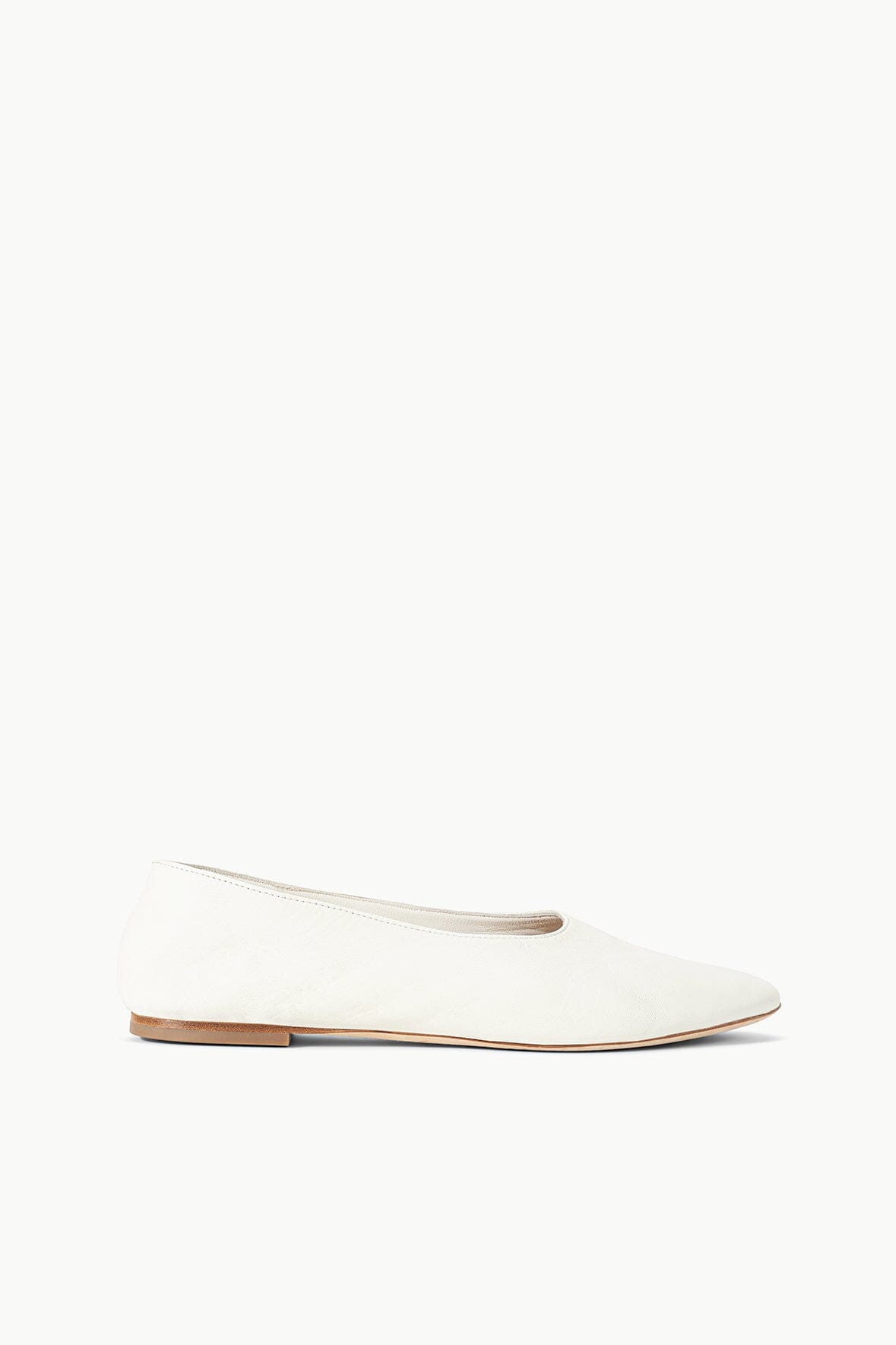 Alba Ballet Flat | Paper White - Size 35