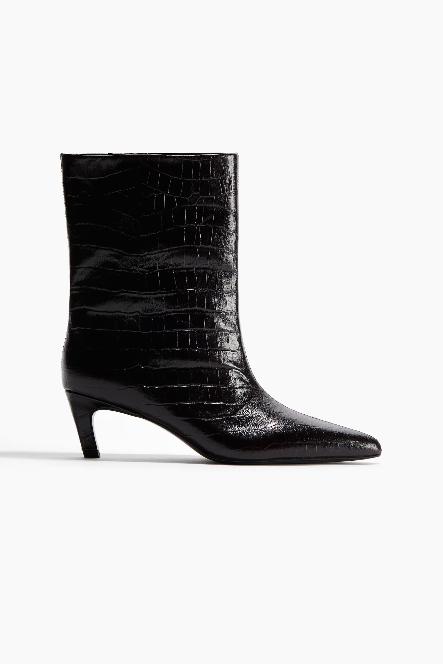 H&M, Leather Ankle Boots