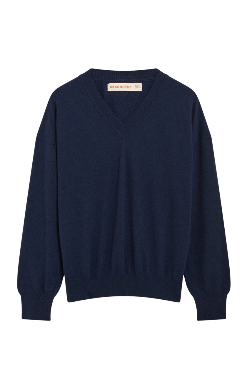 & Daughter, Tahra Cashmere V-Neck