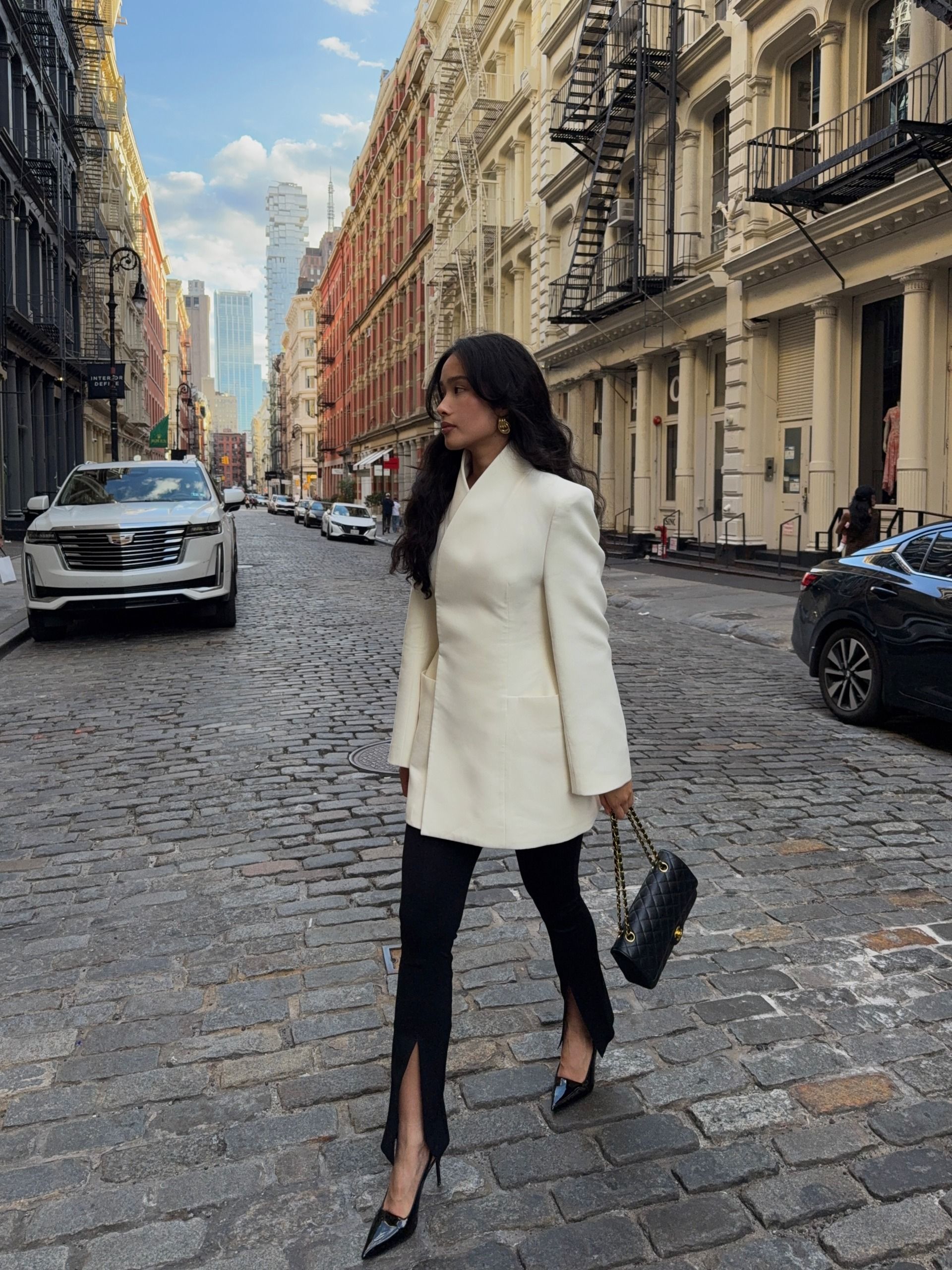Split-hem trouser trend 2026.
