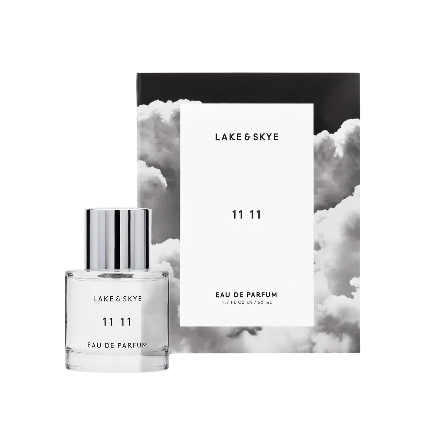 Lake & Skye, Lake & Skye 11 11 Eau De Parfum Spray - Clean Skin Musk, Amber, Vegan, Cruelty-Free - 1.7 Fl Oz (50ml)